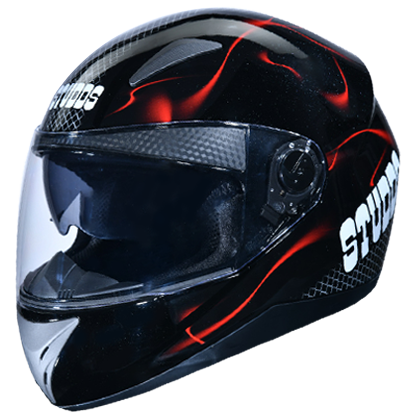 Studds SHIFTER D5 Decor Gloss Black N2 - bikerstore.in