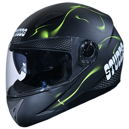 Studds SHIFTER D5 Decor Matt Black N5 - bikerstore.in