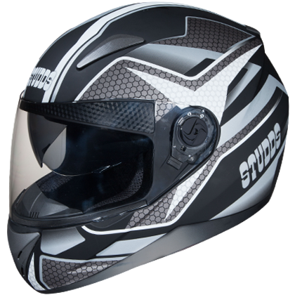 Studds SHIFTER D8 Decor Matt Black N4 - bikerstore.in