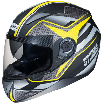 Studds SHIFTER D8 Decor Matt Black N5 - bikerstore.in