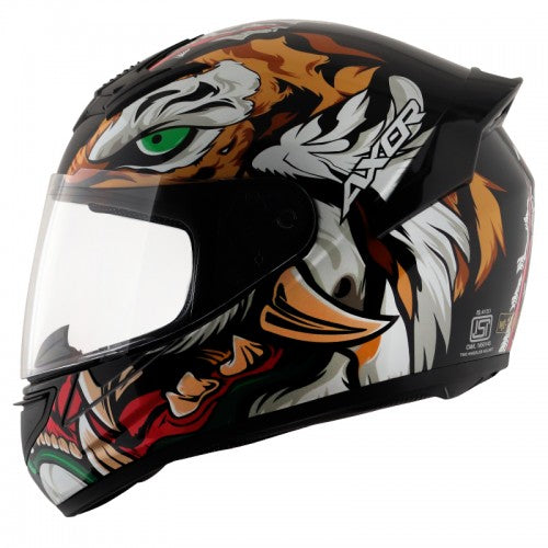 Axor RAGE TIGER BLACK RED Helmet