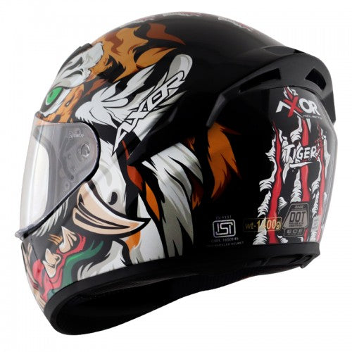 Axor RAGE TIGER BLACK RED Helmet