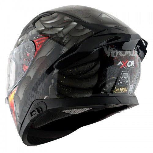 Axor APEX VENOMOUS D/V BLACK GREY Helmet