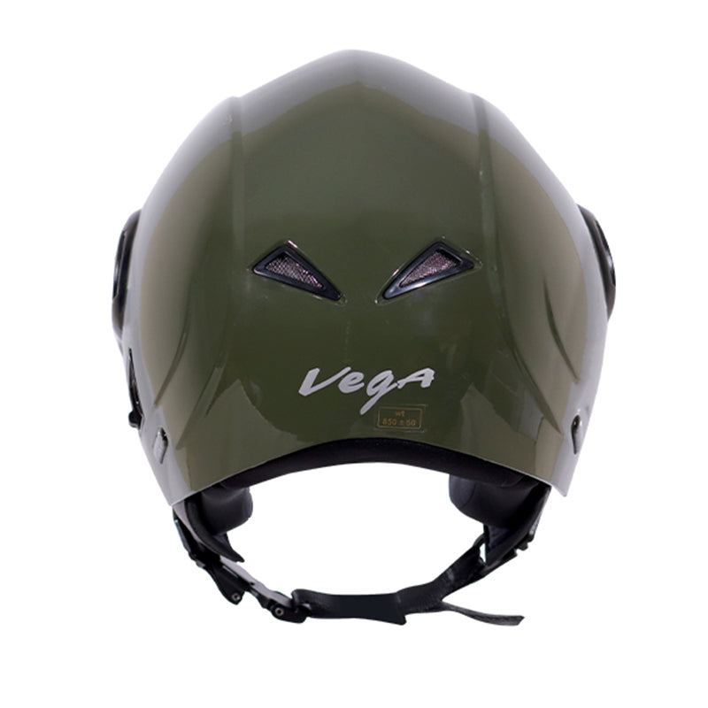 Vega Verve Army Green Helmet - bikerstore.in