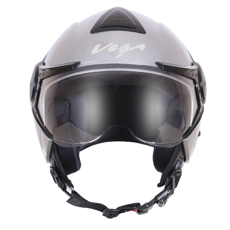 Vega Verve Silver Helmet - bikerstore.in