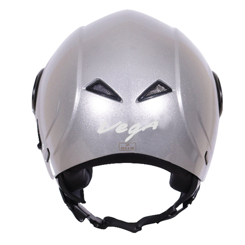 Vega Verve Silver Helmet - bikerstore.in