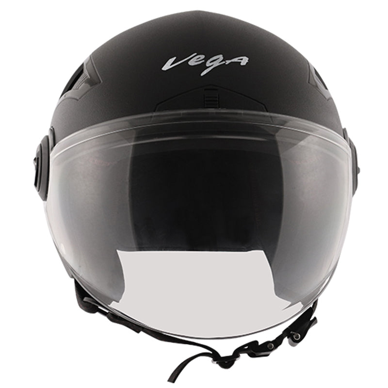Vega Blaze Black Helmet - bikerstore.in