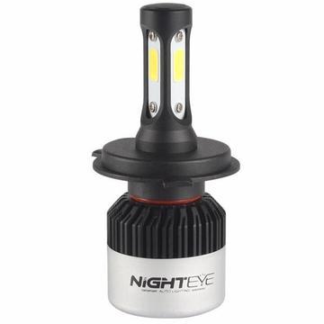 NIGHTEYE H4 LED Headlight Bulb SINGLE Pc for Bike White, 36W, 1 Bulb - Type  H4, 36W White Light