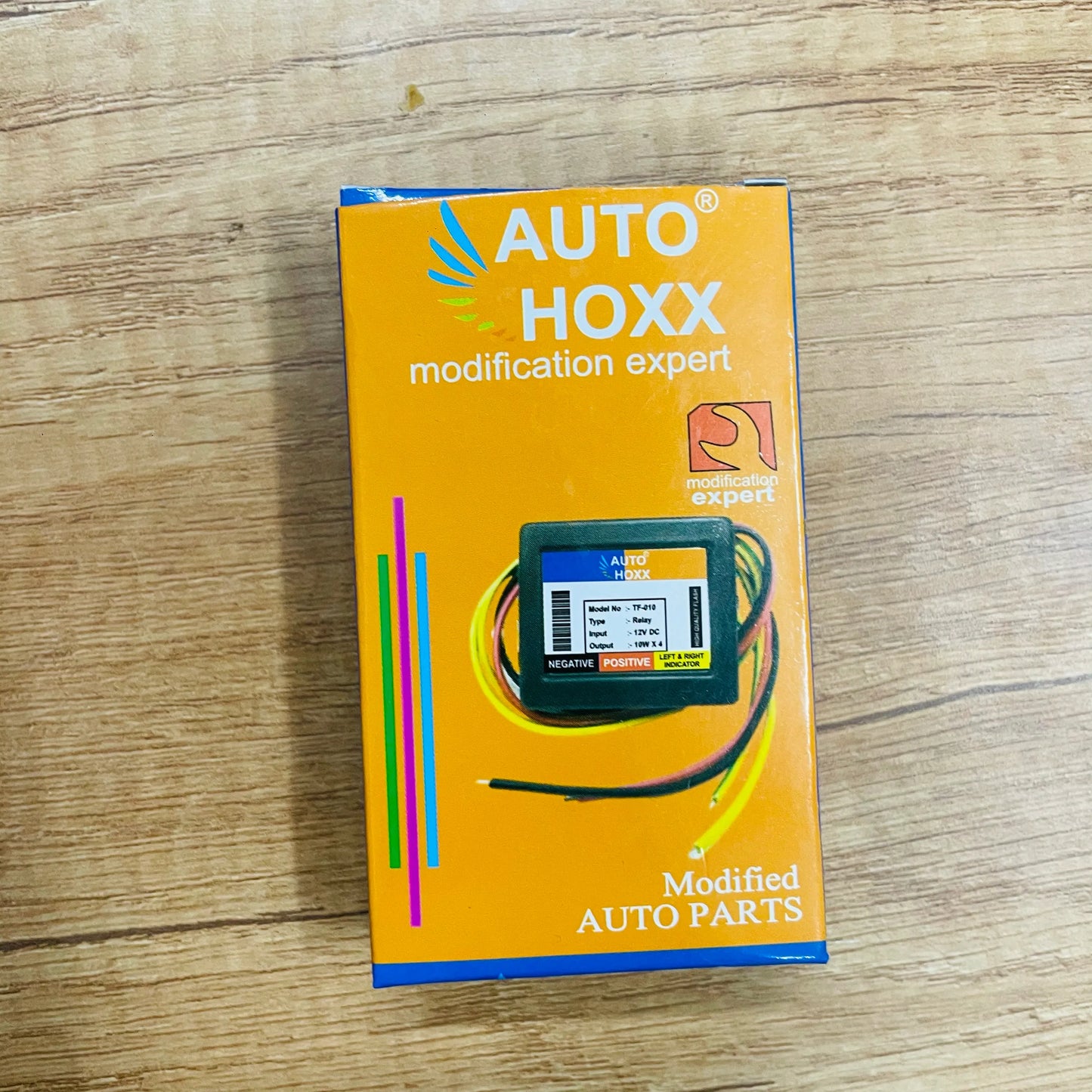 AutoHoxx Box Type Universal Bike Hazard LED Flasher, 18 Different Patterns Flasher for All Bikes, Set of 1, Black - bikerstore.in