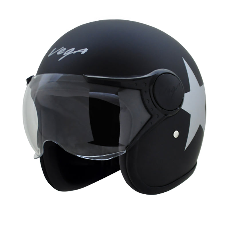 Vega jet best sale captain helmet