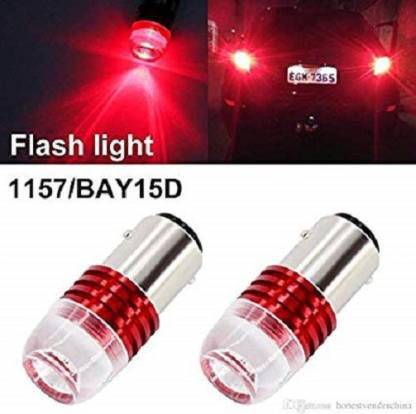 Blinking Backlight Bulb for Cars & Bikes | Brake Light, Reversing Light, Tail Light, Parking Light LED (Universal For Bike, Universal For Car, Pack of 2) - bikerstore.in