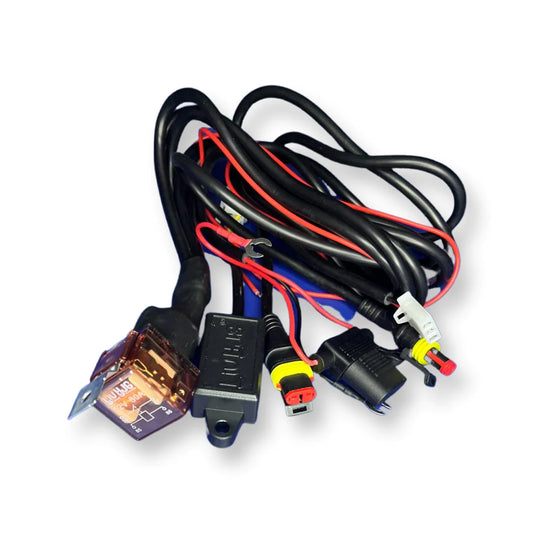 HJG Wiring Harness Kit - Foglight Wiring Harness Kit (2 Colour, 3 Wire)