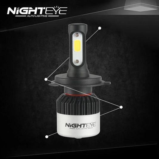 ORIGINAL NIGHTEYE H4 LED Headlight Bulb SINGLE Pc for Bike/Motorcycle/Scooter White, 45W, 1 Bulb - Type H4, 36W White Light
