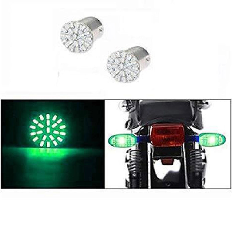 Bike LED 22 SMD Indicator Bulb (Set of 4, Green) - bikerstore.in