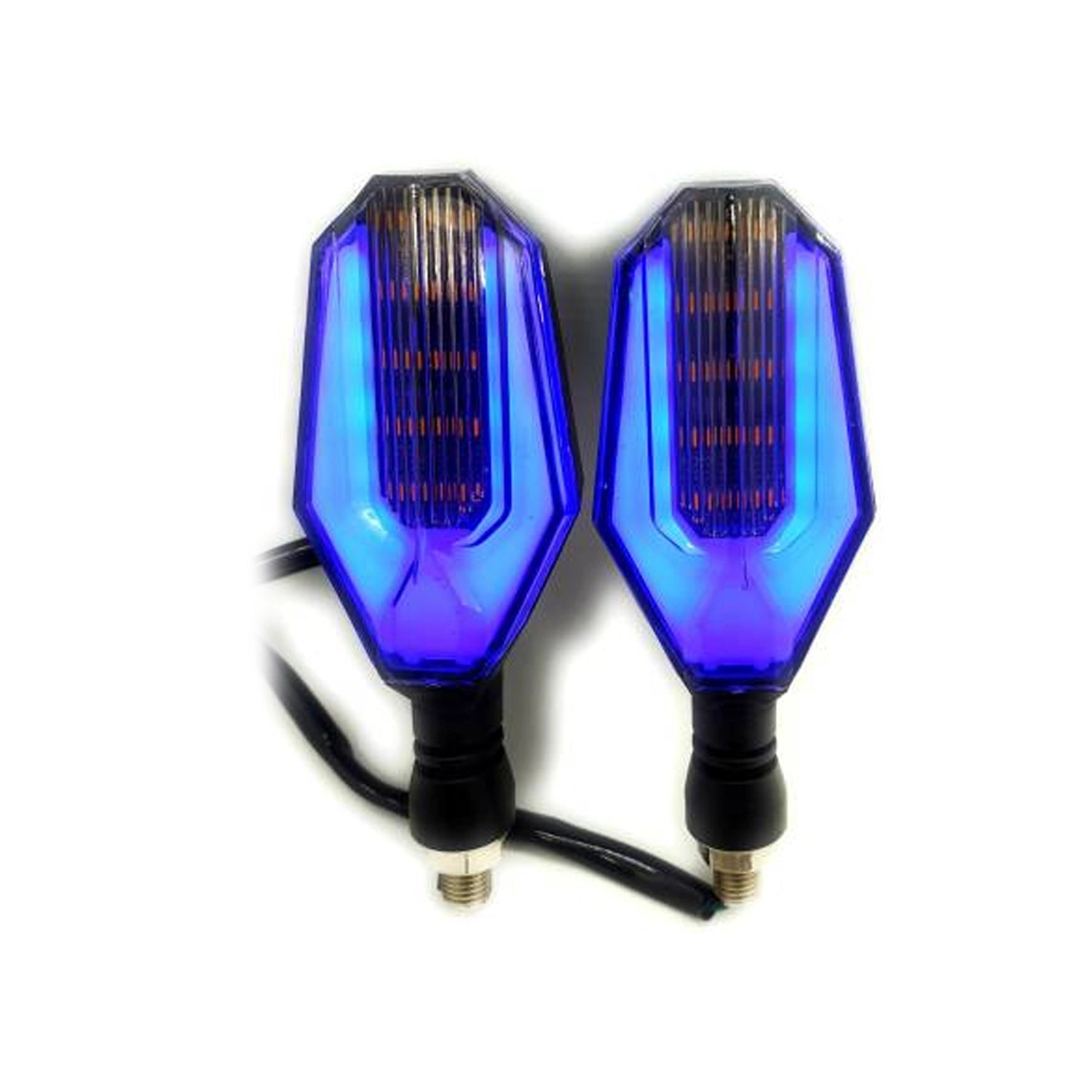 Yellow Blue Bike Indicator Front Rear LED Indicator Light for