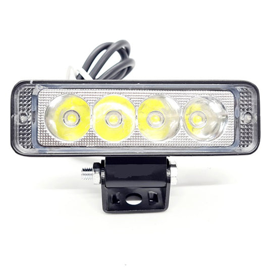 HJG 4 LED Fog Light for Bikes and Cars High Power, Heavy clamp and Strong aluminum. (4 LED Fog Single) - bikerstore.in