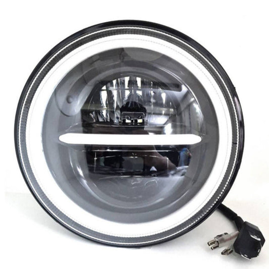 HJG 7 Inch Round Headlight Compatible with Royal Enfield, Jeep & Harley Davidson (Harley Minus Headlight) - bikerstore.in