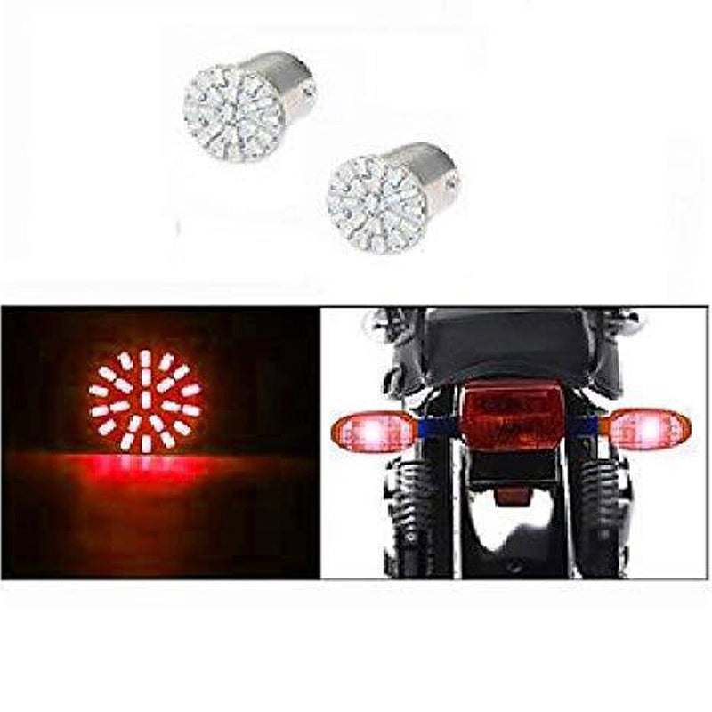 Bike LED 22 SMD Indicator Bulb (Set of 4, Red) - bikerstore.in