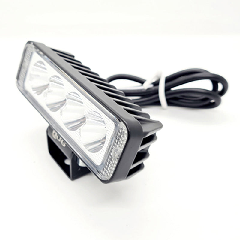 HJG 4 LED Fog Light for Bikes and Cars High Power, Heavy clamp and Strong aluminum. (4 LED Fog Single) - bikerstore.in