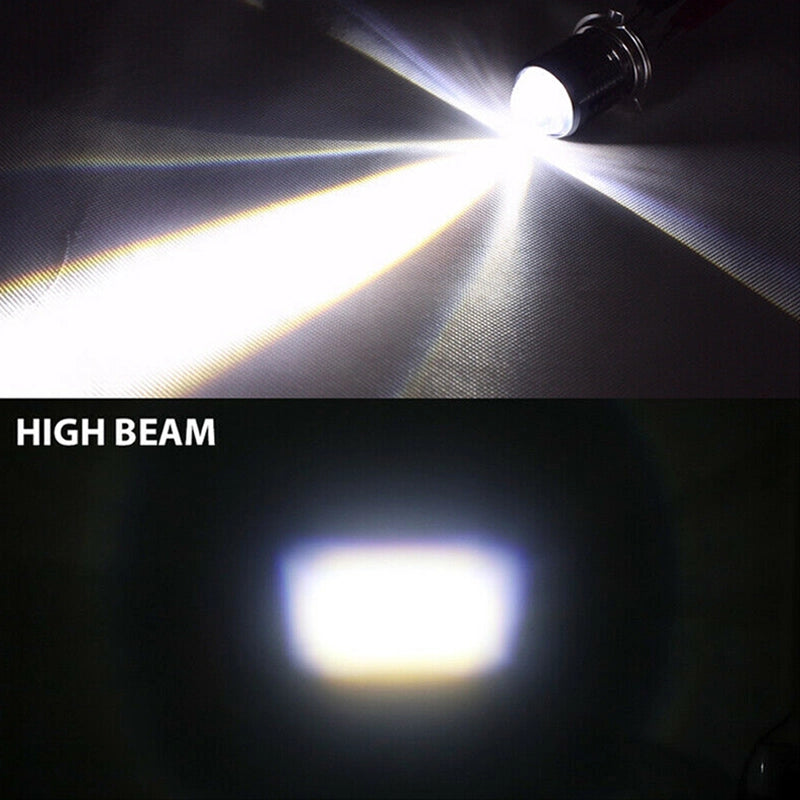 Buy White Yellow Lens LED Headlight Bulb for Bike Online INDIA At