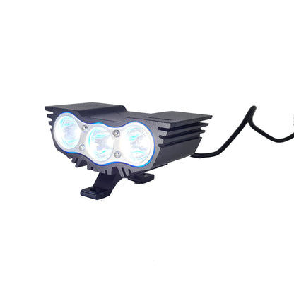 HJG 3 LED Owl Eye Waterproof CREE LED Fog Light with 3 Mode Function High Beam/Low Beam & Flashing for Bike/Motorcycle and Cars (30W, Black, 1 PC) - bikerstore.in