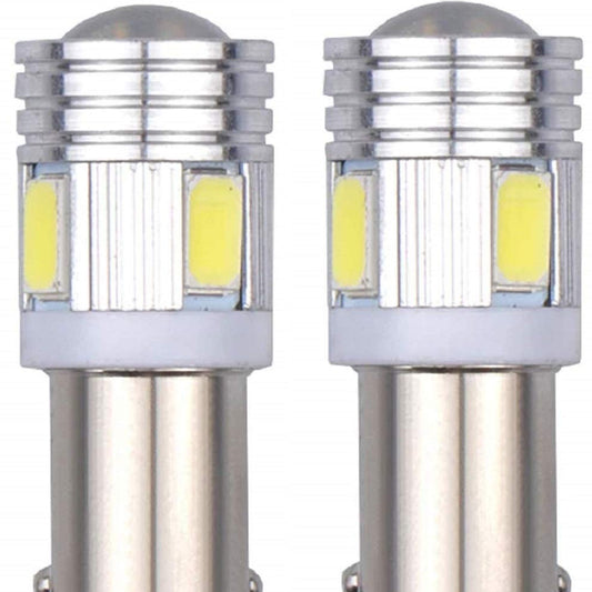 LED Projector Parking Bulbs for Royal Enfield (BA9S Socket) (Set of 2) - White/Blue/Red/Green - bikerstore.in