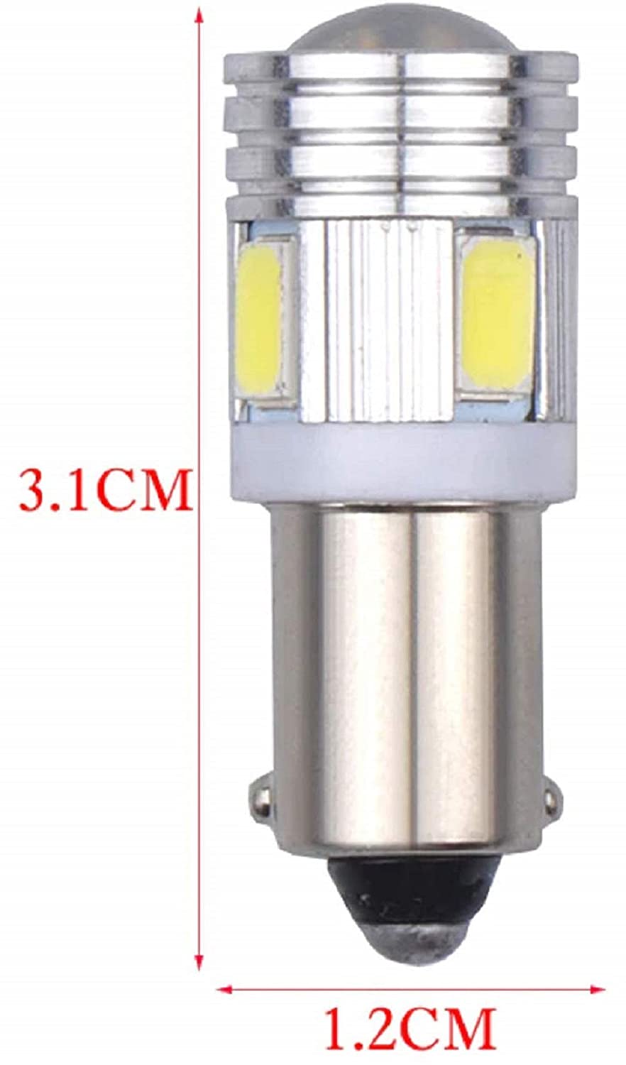 LED Projector Parking Bulbs for Royal Enfield (BA9S Socket) (Set of 2) - White/Blue/Red/Green - bikerstore.in