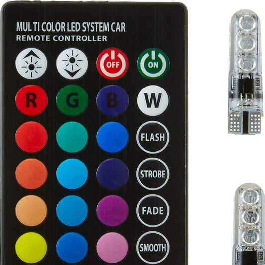 Remote Parking Bulbs for All Cars & Bikes (Pack of 2) - Multicolour - bikerstore.in