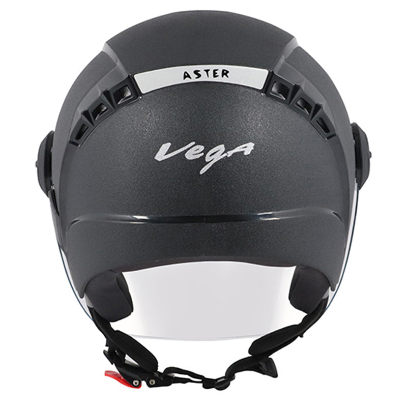 Vega Aster Black Helmet - bikerstore.in