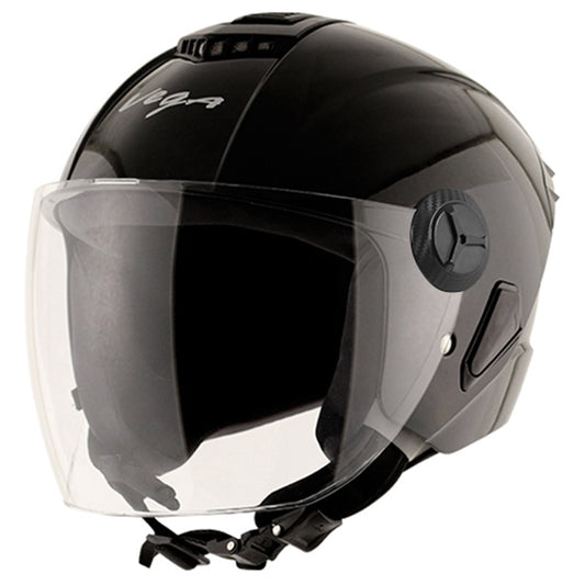 Vega Aster Dx Black Helmet - bikerstore.in