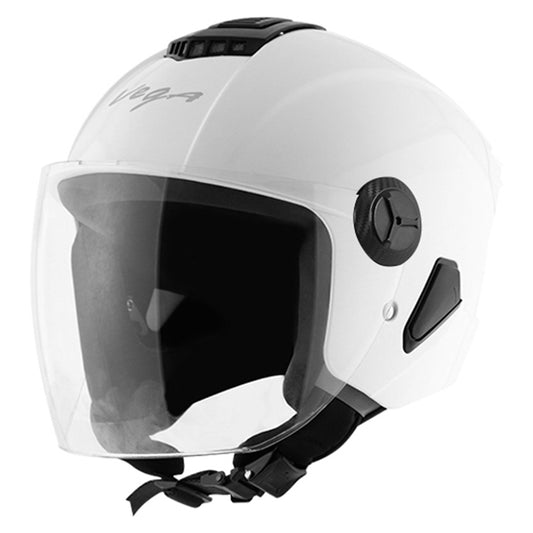 Vega Aster Dx White Helmet - bikerstore.in