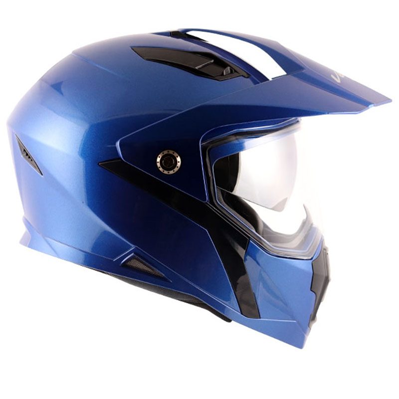 Vega Mount D/V Blue Helmet - bikerstore.in