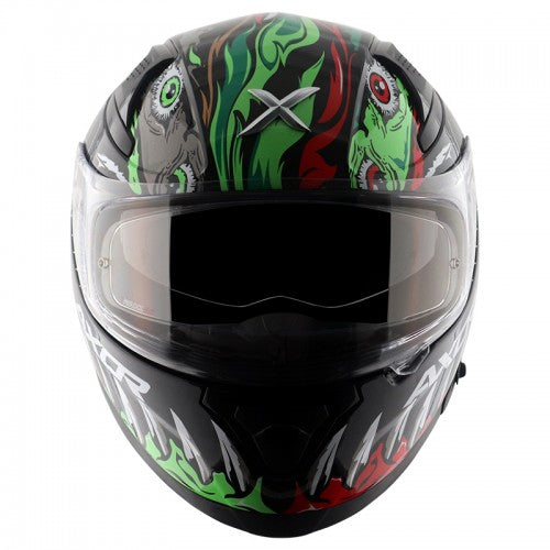 Axor APEX BEAST BLACK GREEN Helmet