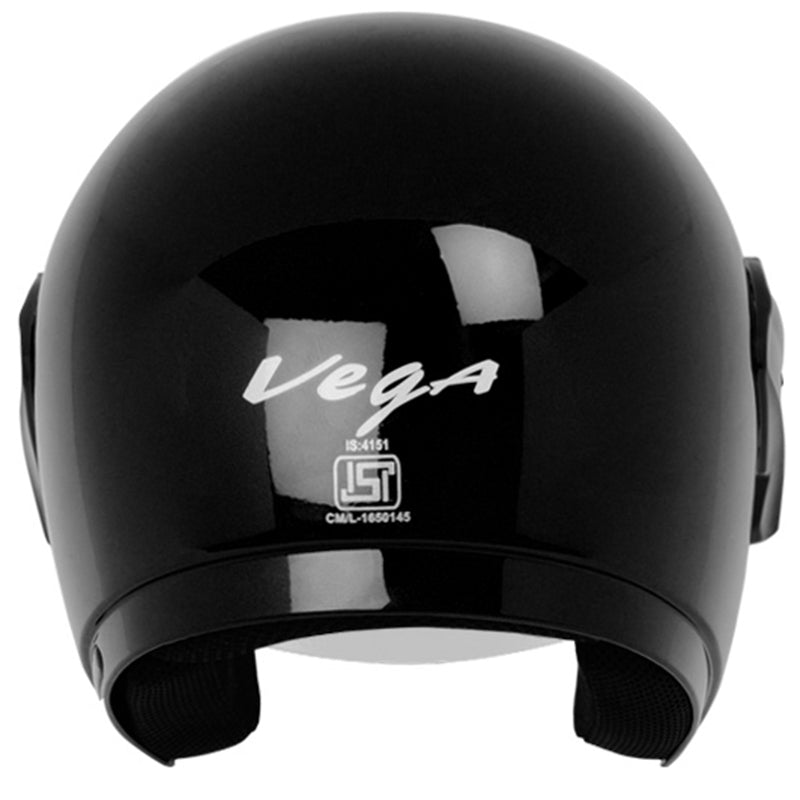 Vega Cruiser W/P Black Helmet - bikerstore.in