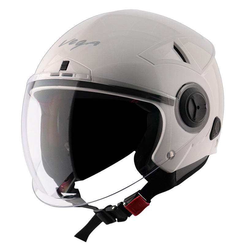 Vega Blaze Dx White Helmet - bikerstore.in