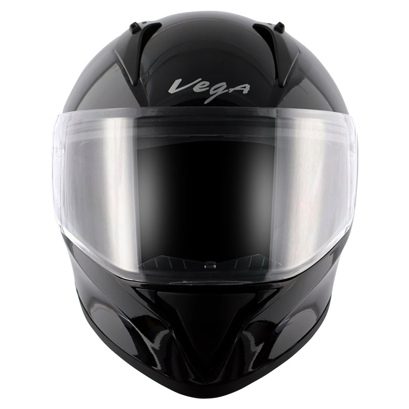 Vega Bolt Black Helmet - bikerstore.in