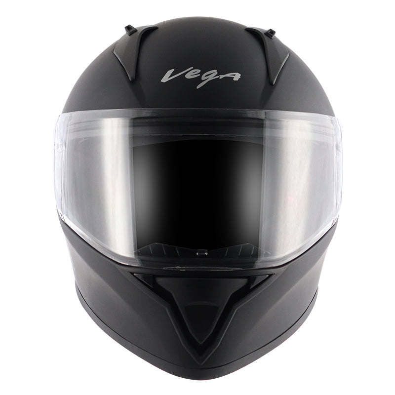 Vega Bolt Dull Black Helmet - bikerstore.in