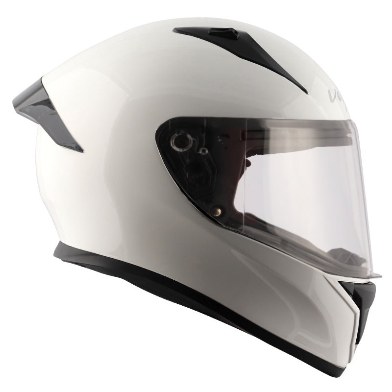 Vega Bolt White Helmet - bikerstore.in