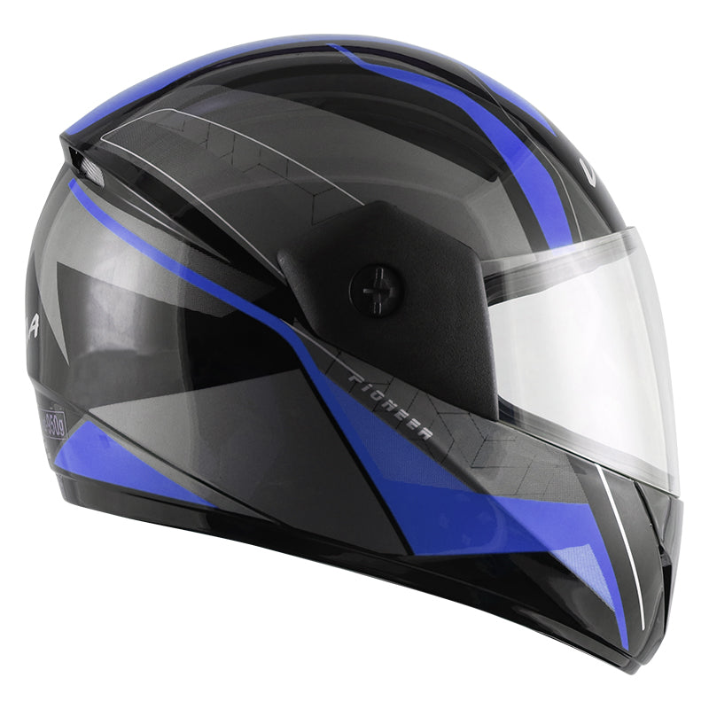 Vega Cliff Pioneer Black Blue Helmet - bikerstore.in