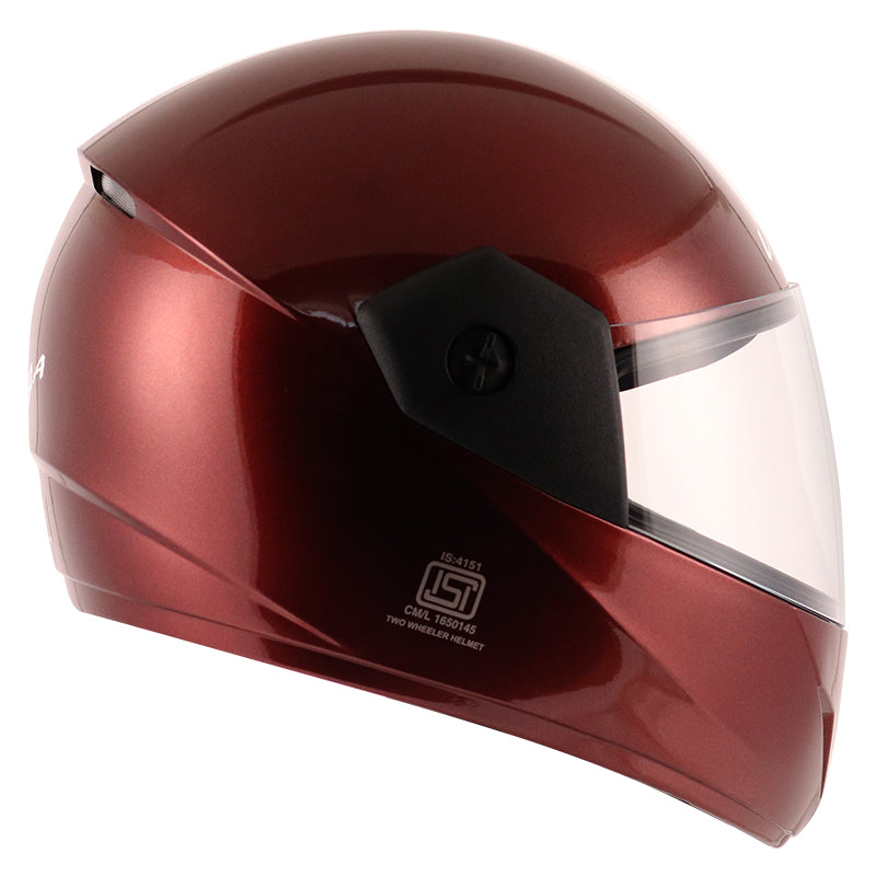 Vega Cliff Dx Burgundy Helmet - bikerstore.in