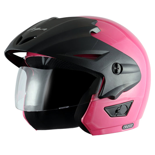 Vega Cruiser W/P Pink Helmet - bikerstore.in