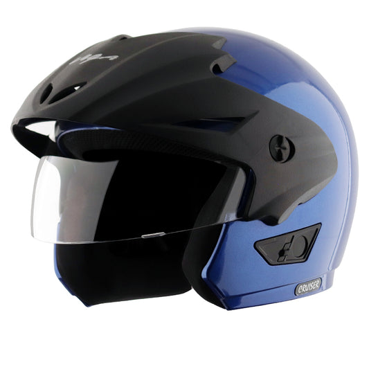 Vega Cruiser W/P Blue Helmet - bikerstore.in