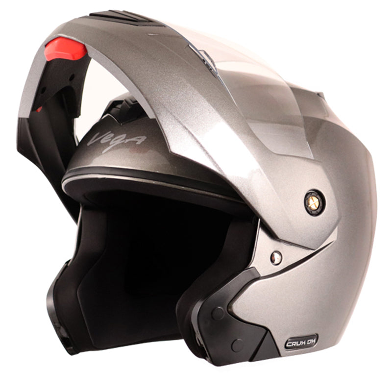 Vega Crux Dx Anthracite Helmet - bikerstore.in