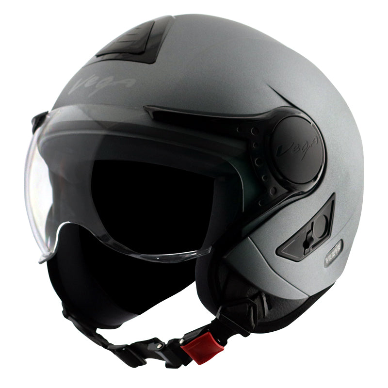 Vega Verve Dull Anthracite Helmet - bikerstore.in