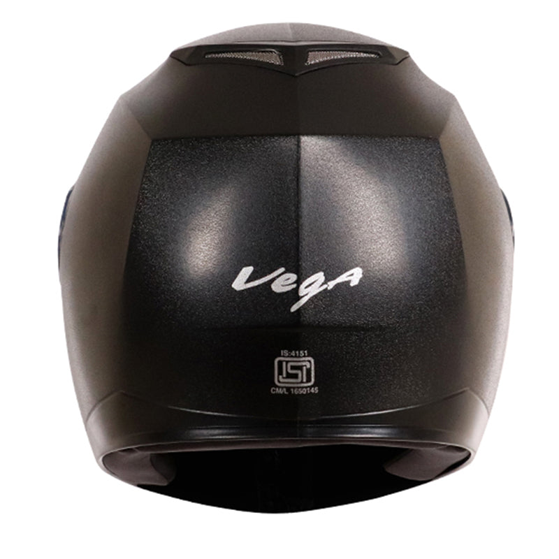 Vega Edge Black Helmet - bikerstore.in