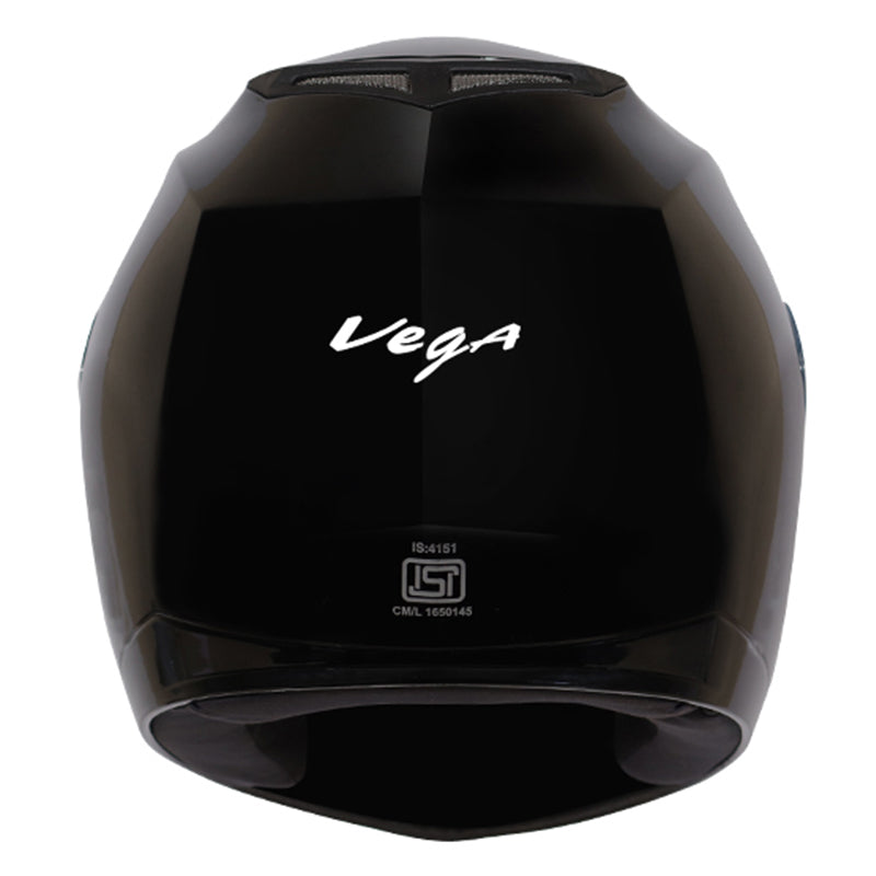 Vega Edge Dx Black Helmet - bikerstore.in