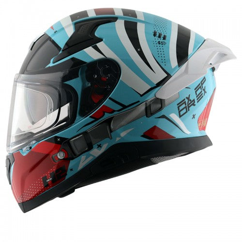 Axor APEX HEX-2 HEX BLUE RED Helmet