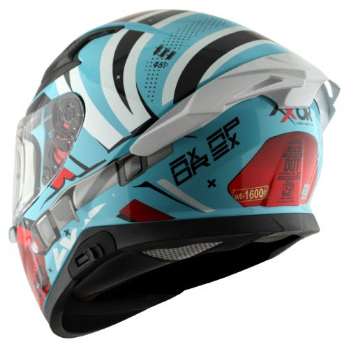 Axor APEX HEX-2 HEX BLUE RED Helmet