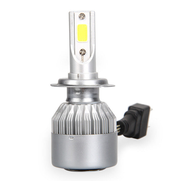 C6 ORIGINAL Single Pc For Bike 6500K LED Headlight Conversion Bulb 72W H4 - SINGLE Pc For Bike (White) Type H4 - bikerstore.in