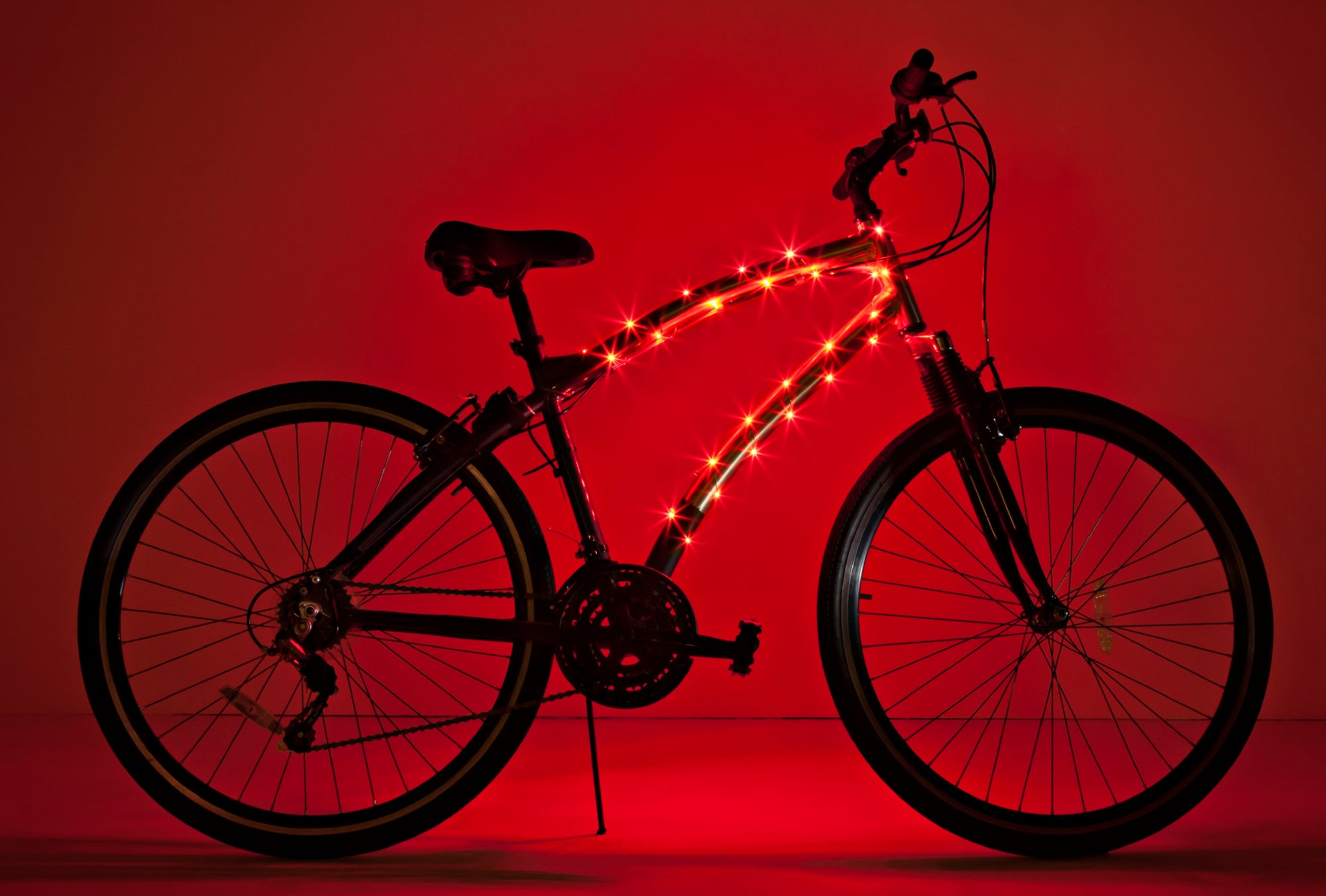 Red discount bike light